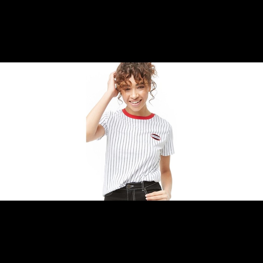 Size medium “At Your Service” embroidered Length